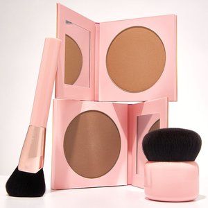 Tarte Park-Ave Princess Face and Body Bronzer with 2 Brushes / 4 pack bundle